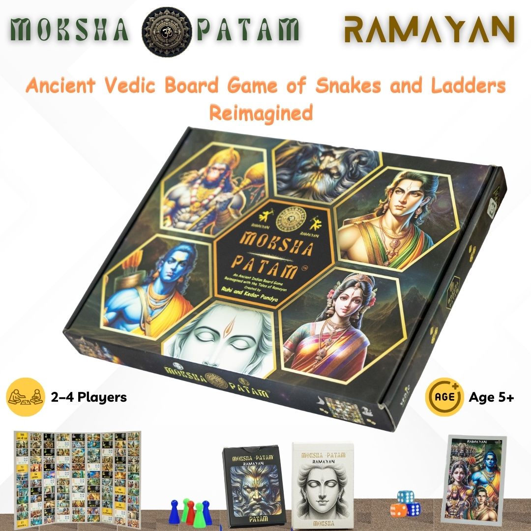 Moksha Patam - Ramayan Theme Snakes and Ladders | Ancient Indian Board Game