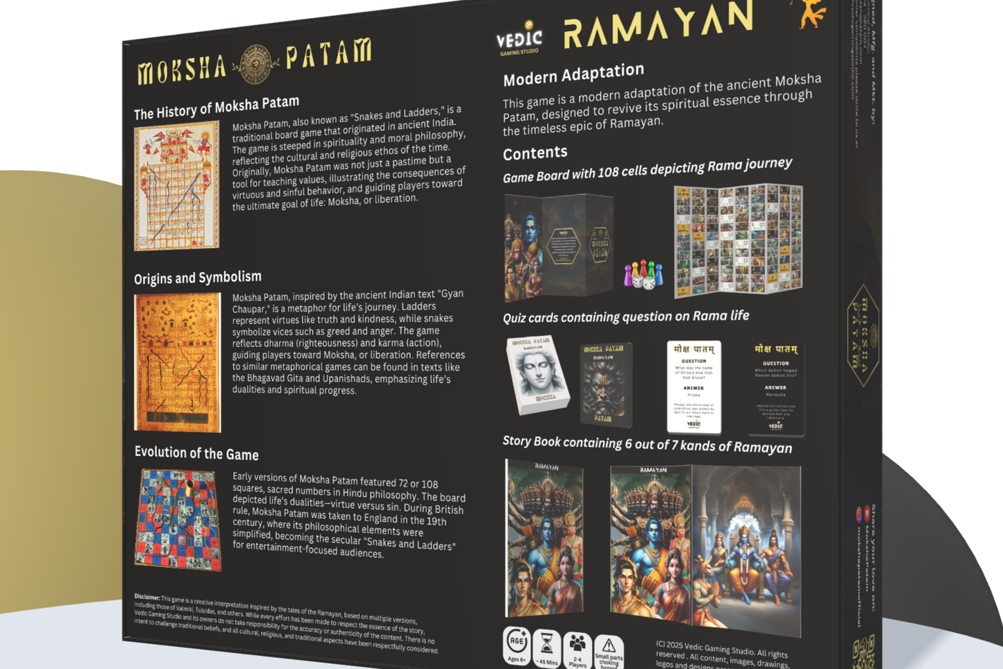 Moksha Patam | Ancient Indian Board Game | Ramayan-Inspired Gameplay