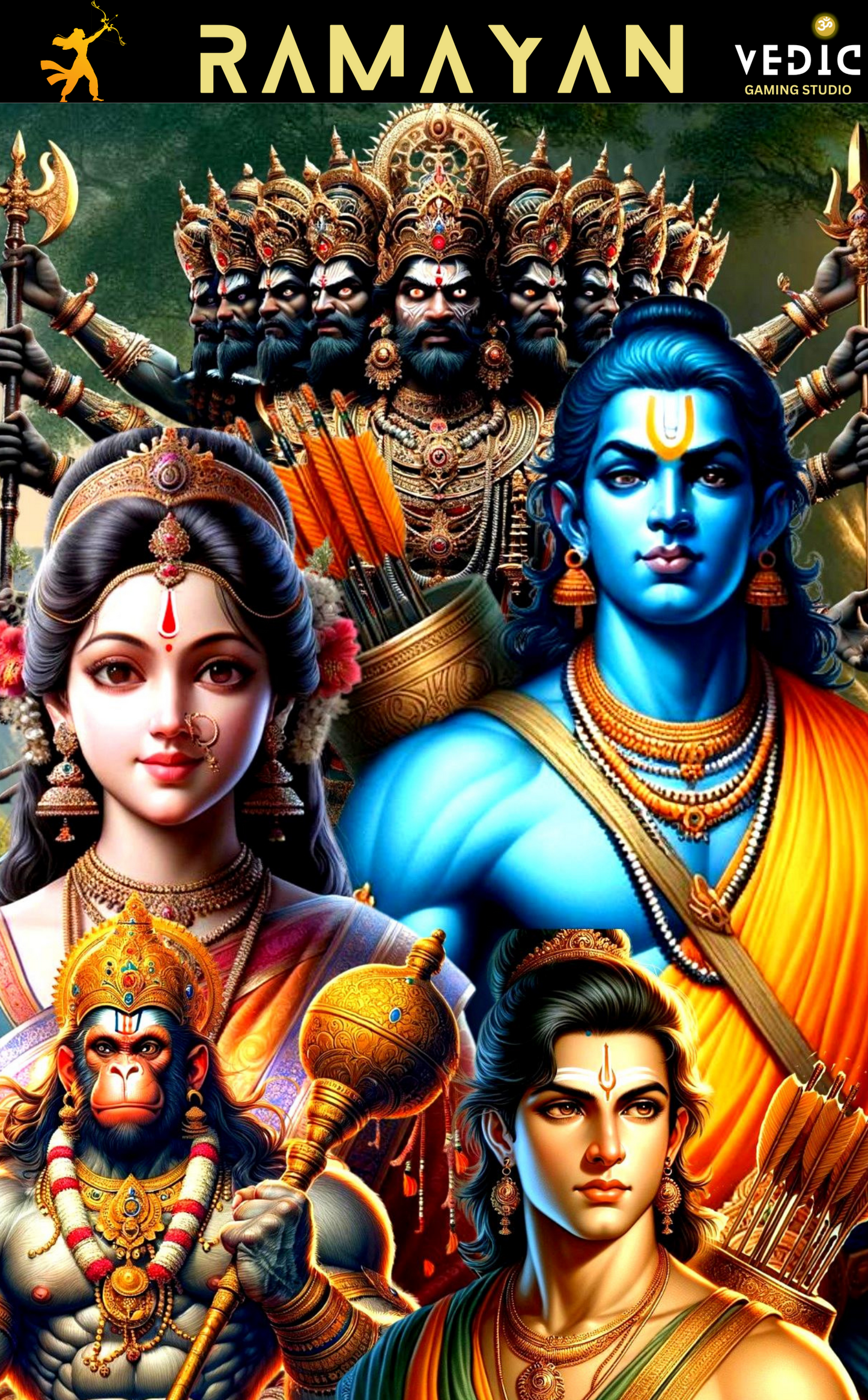 Ramayan: A Timeless Saga – Illustrated Storybook